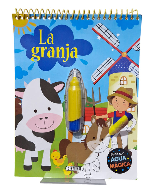 La granja. Pinta con agua