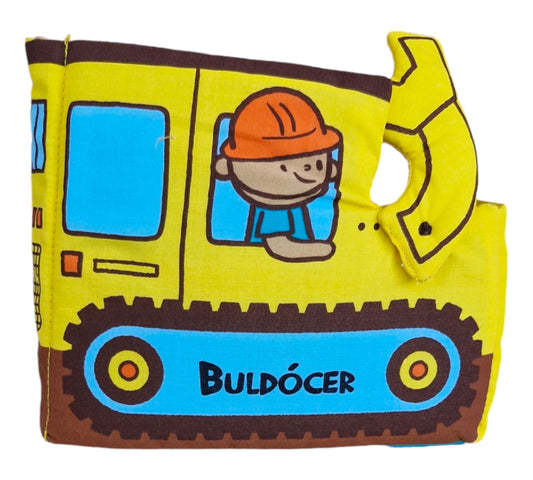 Buldócer- libro en tela