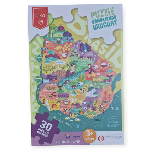 Puzzle Conociendo Uruguay (30 piezas grandes)